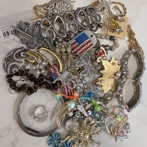 Assorted Estate Jewelry for Craft